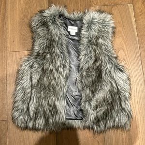 Faux fur vest